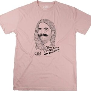 Pride Ready 🏳️‍🌈QUEER EYE Jonathan Van Ness Ok, Its Totally Fine. Pink Tee NWT